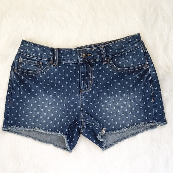 LC Lauren Conrad Pants - LC Lauren Conrad Polka Dot Jean Shorts